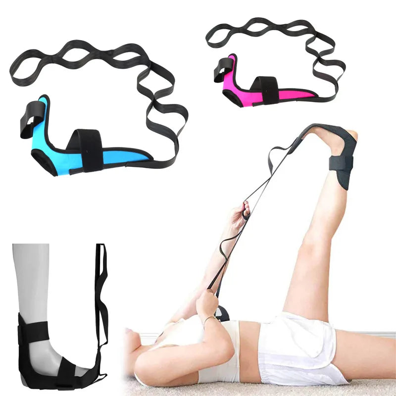 Fascia Stretcher with Loops | Yoga Strap for Rehabilitation and Flexibility Training